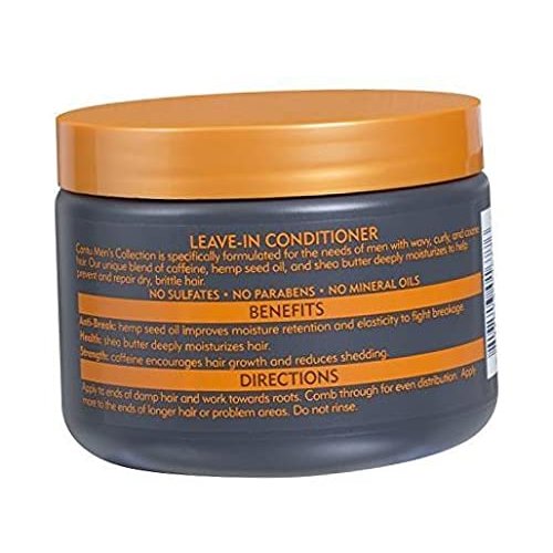 Cant Shea Butter Men's Collection Leave in Conditioner, 13 oz 3 pack