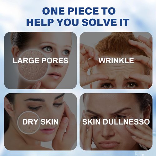 MAROJEIF Deep Collagen Overnight Mask,Collagen Face Mask,Bio-Collagen Real Deep Mask,Korean Collagen Films Facial Hydrogel Mask,Deep Collagen Anti Wrinkle Firming Lifting Mask for Face(4pcs/1 Box)