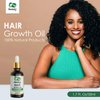 Seddy Hair Growth Oil - Caffeine, Castor, Biotin, Peppermint, Argan, Jojoba, Rosemary Oil for Hair Growth- Longer, Thicker, Fuller Hair treatment Oil for Hair loss & Damaged Hair-1.7 Fl. Oz(Pack of 1)
