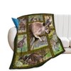 Kangaroo Blanket Decor Gifts for Animal Lovers Flannel Fleece Fuzzy Throw Blanket Soft Warm Cozy Plush Kangaroo Blanket for Bed Couch Stuffed Decoration for Girls Kids Adult 50"x40"