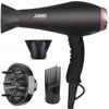Hair Dryer 1875W, Negative Ionic Fast Dry Low Noise Blow Dryer, Professional Salon Hair Dryers with Diffuser, Concentrator, Styling Pik, 2 Speed and 3 Heat Settings