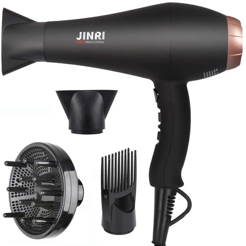 Hair Dryer 1875W, Negative Ionic Fast Dry Low Noise Blow Dryer, Professional Salon Hair Dryers wi...
