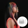 FRIUSATE Hair Coloring Highlighting Cap, 2 Pieces Silicone Highlight Cap Pull Through Caps Hair Coloring Frosting Cap with Hook, Hair Highlighting Kit Gloves and Brush for Salon Tools Women Men