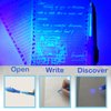 SCStyle Invisible Ink Pen 21Pcs with UV Light Magic Marker for Secret Messages, Writing Information for Birthdays, Easter, Halloween, Christmas Gifts for Students