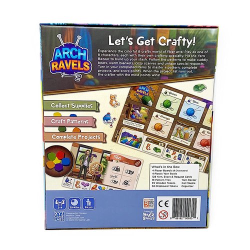 XYZ Game Labs | ArchRavels | Family Board Game | Set Collection & Drafting Game | 2 to 4 Players | Ages 8+