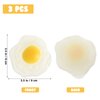 NUOBESTY Aesthetic Rug 3pcs Easter Stress Toys Artificial Fried Egg Fake Fried Egg Novelty Squeeze Toys for Kids Children Birthday Easter Party Favors Semi Circle Bath Mat