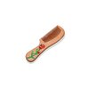 Rose Flower Wooden Comb Handmade Comb, Enamel Crystal Metal Rose Decorate Wood Comb for Wavy hair,Thick hair, Thin hair, Straight hair Tangle Combs for Men Women