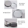 Mini Magnifying Glass 20X Folding Pocket Magnifier with Metal Protective Case Foldable Reading Magnifying Glass Portable Pocket Magnifying Glass for Reading, Inspection, Jewelry, Coins, Hobby, Travel