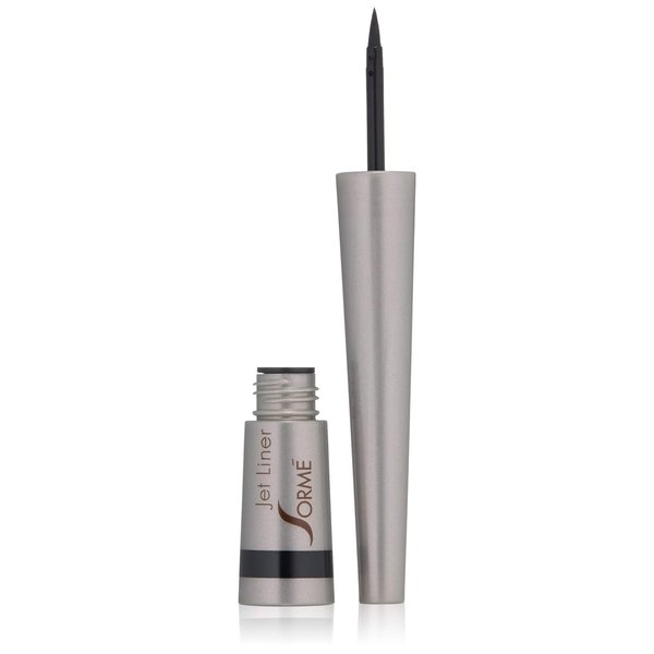 SORMÉ Jetliner Liquid Eyeliner - Fast Dry, No Smearing, Smudge Proof Eyeliner - Smooth & Stable Control Black Eye Liner - Long Lasting Natural Eyeliner - Perfect for Natural and Cat Eye Looks