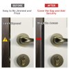 MOSECYOU Door Latch Guard Plate, Outswing Door Security Protector, Door Latch Shield, Cover to Block Access to The Door Lock/Deadbolt Latch (7 in. - 1pack)