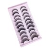 Wffenhefragrance dramatic lashes| 10 hybrid lashes | eyelashes various sizes | Easy to Apply & Reusable |Eyelashes of varied lengths are suitable for various occasions