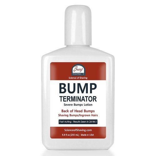 BUMP Terminator Razor Bumps & Shaving Bumps Remover | Ingrown Hair Treatment for Pubic Area with Glycolic Acid, Salicylic acid & Tea Tree Oil| BREEJ Bump Treatment for Bikini Bumps, 6.8 oz (Pack of 1)