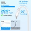 USB C to USB C Fast Charger Cord 60W 3Pack 3FT+6FT+10FT for Motorola Moto G 2024,G Stylus 5G 2024 2023 2022,G Power 2024,G Play,Edge Edge+,Razr One 5G Ace,Car Charging Cable Android Charger Power Cord