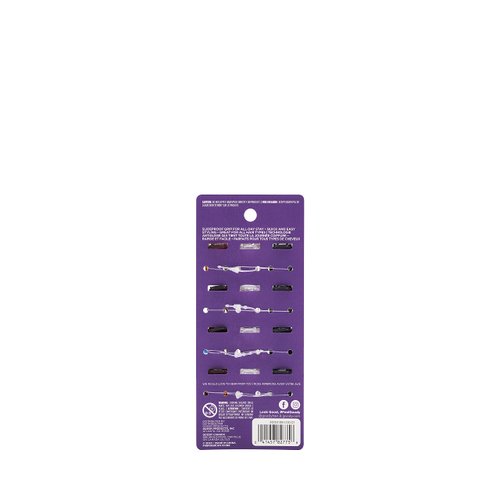 Goody Small Basic Half-Claw Clips, 3 Prong Hair Clips, Assorted Neutral Colors, All Hair Types, 12 Count (Pack of 1)