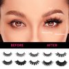 DYSILK Mink Lashes False Eyelashes - 30 Pairs 10 Styles Mixed Lashes Pack False Mink Eyelashes Wispy Fluffy Natural Look Eyelashes Long Lashes Soft Reusable