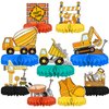 Construction Birthday Party Supplies Kit - Construction Themed Honeycomb Centerpiece ，Table Decorations for Kids' Construction Themed Birthday Party Decorations