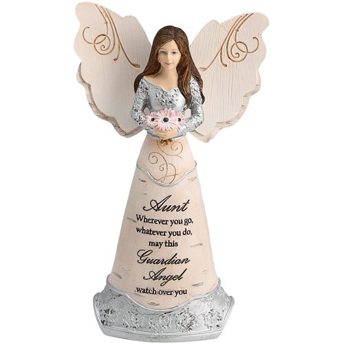 Pavilion Gift Company Angel Figurine, 6", Purple