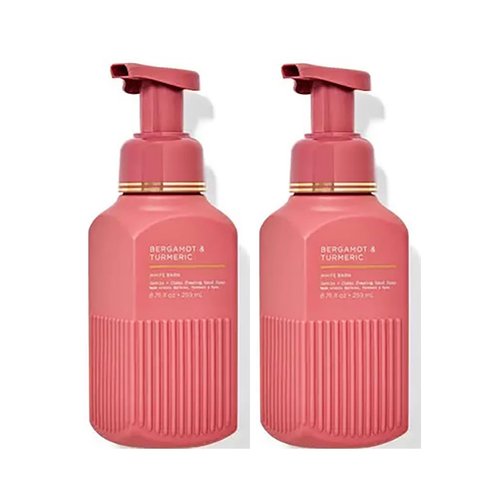 Bath and Body Works Gentle & Clean Foaming Hand Soap 8.75 Ounce 2-Pack (Bergamot & Turmeric)