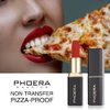 Phoera Non Transfer Lipstick Waterproof, smudge-proof and mask-proof feeling weightless Pigmented Formula Long-Lasting Lipstick That Are Mask, Water and Sweat Proof. (05 Mona)