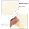 Beaupretty 4 Sheets Nail Display Tape Nail Art Display Strip Tape Double Sided Tape for Press on Nails Adhesive Clear Mounting Tape for Salon Nail Tips
