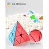 Vdealen Speed Cube Set, Cube Bundle 2x2x2 3x3x3 Pyramid Stickerless Magic Cube, Smooth Puzzle Cube Toys Gift for Kids & Adults