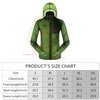 Dooy Sun Protection Jacket Ultra Light Thin Breathable Packable Outdoor Cycling Jacket Hoodie Skin Clothing for Men & Women（Green,2XL）