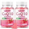 Sugar-Free CoQ10 Gummies 250mg, Coenzyme Q10 Supplements Plus Omega-3, Vitamin B6 & Zinc, High Absorption CoQ10 Supplement for Cellular Energy & Antioxidant Support, Raspberry Flavor, Vegan 120Cts
