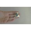 Generic Small/medium turquoise blue silver metal native tribal hair claw clip