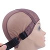 YANTAISIYU 3 Set/Lot Adjustable Wig Elastic Bands with Hooks Elastic Wig Bands for Wig Making Sewing Wig DIY Accessories (Black 3.0 cm)