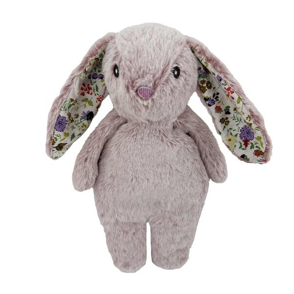 Pet Lou Floppy Rabbit, 13-inch Height, Salmon Pink, Super Soft, Animal Plush Toys
