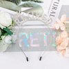 KICOSY Silver Retired Headband Retirement Party Decorations Retired Tiara and Sash Retirement Crown Retirement Gift Happy Retired Decorations