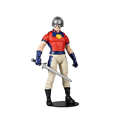 McFarlane Toys DC Multiverse Peacemaker (The Suicide Squad) 7" Action Figure with Build-A King Shark Piece and Accessories
