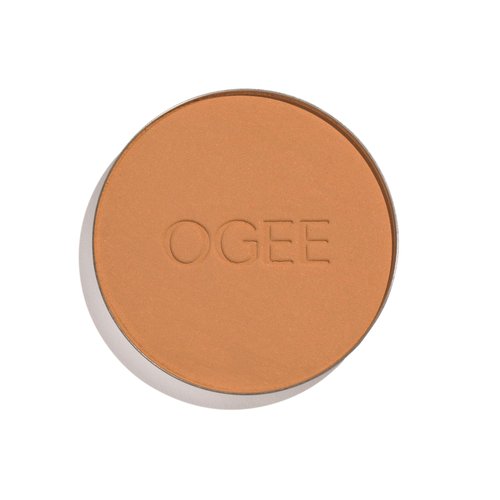 Ogee Sculpted Skin-Perfecting Makeup Setting Powder - (Ochre - REFILL ONLY) - Lightweight Powder Foundation Made with 70% Organic Ingredients