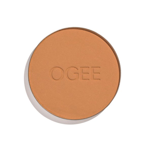 Ogee Sculpted Skin-Perfecting Makeup Setting Powder - (Ochre - REFILL ONLY) - Lightweight Powder Foundation Made with 70% Organic Ingredients