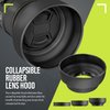 Ultra Deluxe Lens Kit for Canon Rebel T3, T5, T5i, T6, T6i, T7i, EOS 80D, EOS 77D Cameras with Canon EF-S 18-55mm is II STM Lens - Includes: 7pc 58mm Filter Set + 58mm Wide Angle and Telephoto Lens