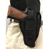 Bama Belts and Leathers Gun Holster fits Remington R51 Black Nylon Ambidextrous Use Left or Right Hand Has Built in Magazine Holder Adjustable Retention StrapGun Slinger Holster