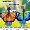 iROLEWIN Toddler Kids Butterfly-Wings-Costume for Girls Fairy-Wings-Bulk Boys Bug Dress-Up Party Favors Christmas Gifts Toys