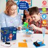 STEM Robotics Kit 6 Set Science Experiments Project Activities for Kids 6-8 8-12 Engineering Building Toy Electronic Motor Robot Craft for Boy 5 6 7 8 9 10 12+ Year Old Girl Gift Summer Outdoor Toy