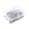 250 Pieces Sewing Pins Ball Glass Head Pins Straight Quilting Pins for Dressmaker Jewelry Decoration, Black