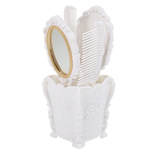 Lurrose Hair Brush 5 Pcs Vintage Hand Mirror Hand Mirror Hand Held Mirror Handheld Mirror Hand Mirrors with Handle Table Mirror Vanity Makeup Mirror Womens Wallet