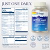 SOLARAY Once Daily Active Man Multivitamin & Mineral, Multivitamin for Cardiovascular, Support, Energy & Focus, Digestive Enzyme Blend, Amino Acids and Whole Food Base, 90 Servings, 90 VegCaps