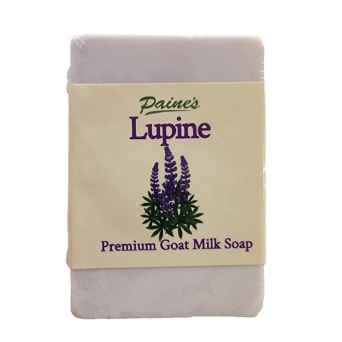 Paine's Lupine Premium Goat Milk Soap 4.5 oz bar Maine made all natural