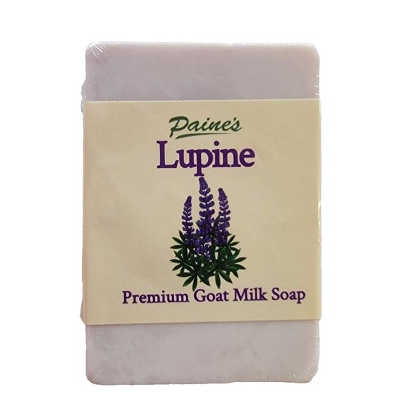 Paine's Lupine Premium Goat Milk Soap 4.5 oz bar Maine made all natural