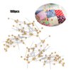 Sewing Pins, 100pcs Straight Pins Golden Pearlized Ball Head Pins Straight Pin for Fabric Straight Quilting Pin with Plastic Box for DIY Sewing Craft Dressmaker Jewelry Decoration
