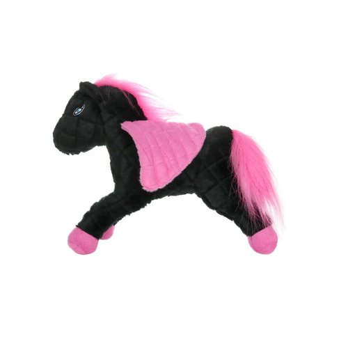 MIGHTY- Liar Pegasus - Squeaker-Multiple Layers. Made Durable, Strong & Tough. Interactive Play Dog Toy (Tug, Toss & Fetch). Machine Washable & It Floats. (Regular, Black & Pink)