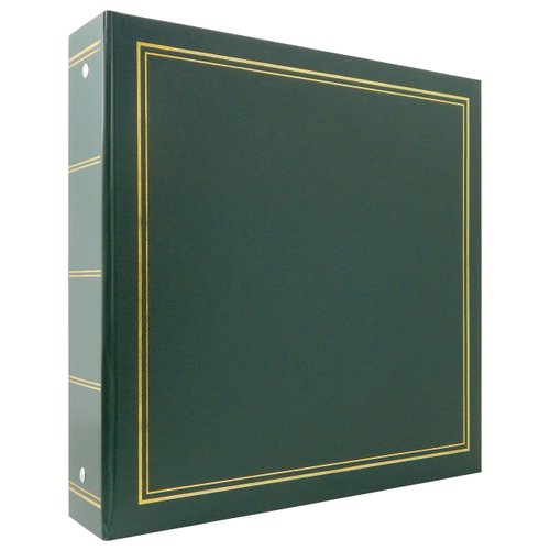 MCS Library Collection 400-Pocket 4x6 Photo Album, 80 Pages, Green