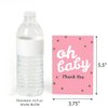 Big Dot of Happiness Hello Little One - Pink and Gold - Girl Baby Shower Thank You Cards (8 count)