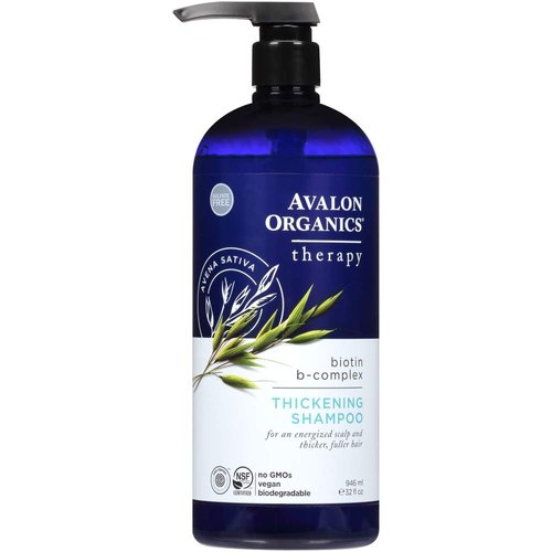 Avalon Organics, Therapy Thickening Shampoo, Biotin B-Complex, 32 Ounce