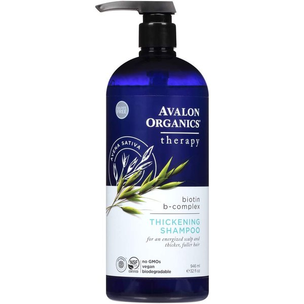 Avalon Organics, Therapy Thickening Shampoo, Biotin B-Complex, 32 Ounce