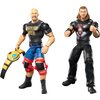 Mattel WWE Championship Showdown 2-Pack Action Figures & Accessory, Series #15 Stone Cold Steve Austin vs Triple H Collectible Set, 6-inch